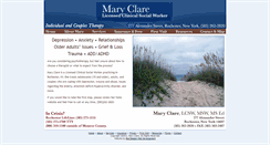 Desktop Screenshot of maryclarelcsw.com